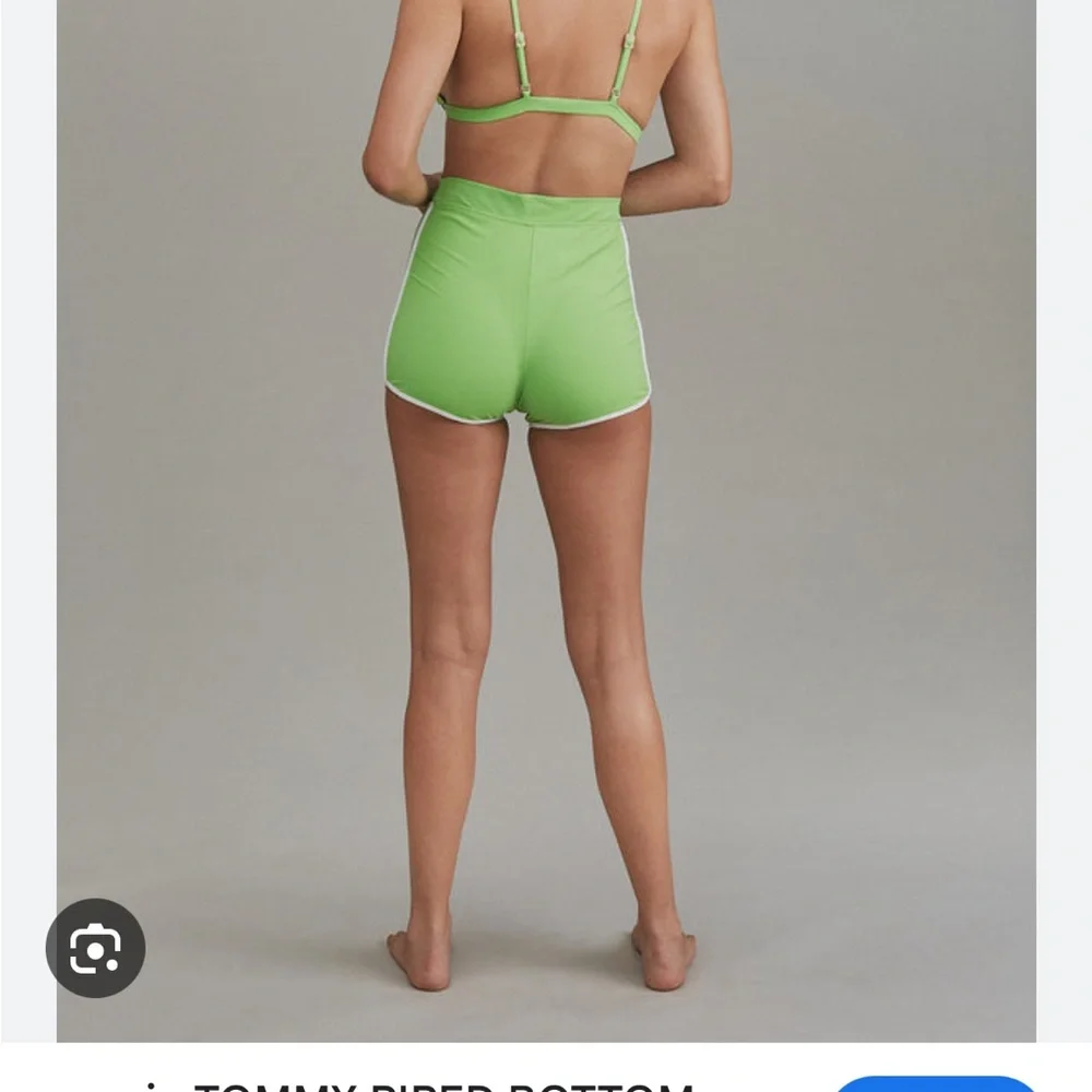 Acacia Swimwear Tommy Piped Bikini Bottom Green/peyote color. Large NWT - Picture 8 of 11